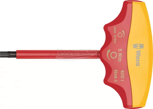 WERA 400 i VDE 1000V Hex Szigetelt nyomaték csavarhúzó, 5x5,0Nm 05004981001