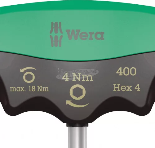 WERA 400 hatszögletű nyomaték csavarhúzó, 5x5,0Nm 05005081001