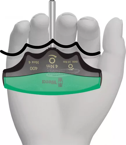 WERA 400 hatszögletű nyomaték csavarhúzó, 5x5,0Nm 05005081001