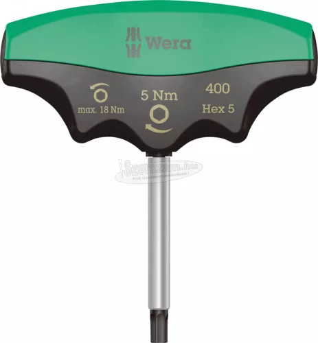 WERA 400 hatszögletű nyomaték csavarhúzó, 5x5,0Nm 05005081001