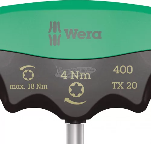 WERA 400 TX nyomaték csavarhúzó, TX20x4,0Nm 05005090001