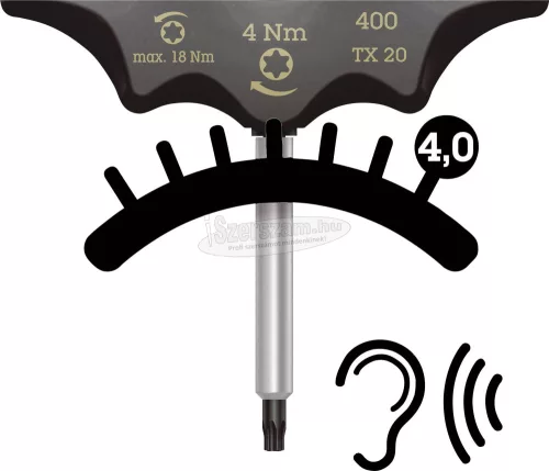 WERA 400 TX nyomaték csavarhúzó, TX25x5,0Nm 05005091001