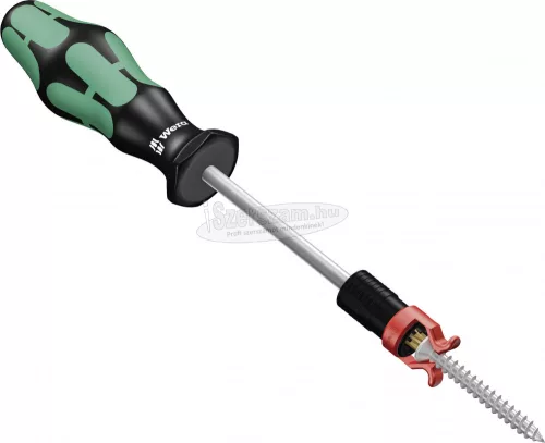 WERA 1441 SB Csavaros megfogó rögzítés csavarhúzó pengékhez, hosszú bitekhez és L-kulcsokhoz, rögzítő funkcióval a csavarokhoz, 4,5-6x41mm 05073681001