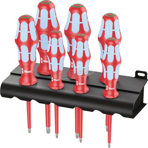 WERA 3167 i/7 Rack szigetelt VDE 1000V Torx csavarhúzó készlet DIN EN 60900 05022767001