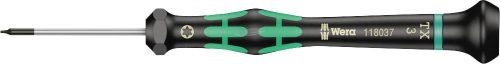 WERA 2067 TORX csavarhúzó TORX elektronikus alkalmazásokhoz, TX3x40mm 05118037001
