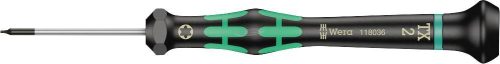 WERA 2067 TORX csavarhúzó TORX elektronikus alkalmazásokhoz, TX2x40mm 05118036001