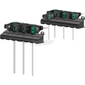  WERA 467/7 TORX HF Set 1 csavarhúzó készlet T-nyelű TORX csavarhúzó tartó funkcióval, 7 részes 05023452001