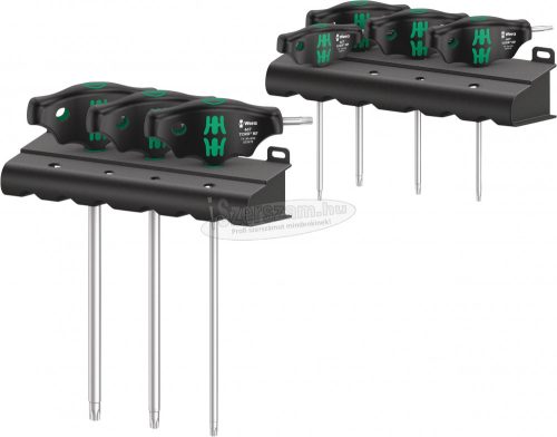 WERA 467/7 TORX HF Set 1 csavarhúzó készlet T-nyelű TORX csavarhúzó tartó funkcióval, 7 részes 05023452001