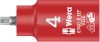 WERA 8740 B VDE HF Zyklop hatlapfejű rátűzőkulcs, szigetelt, tartó funkcióval, 3/8" meghajtó, 4x55mm 05004900001