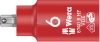 WERA 8740 B VDE HF Zyklop Hex rátűzőkulcs, szigetelt, tartó funkcióval, 3/8" meghajtó, 6x55mm 05004902001