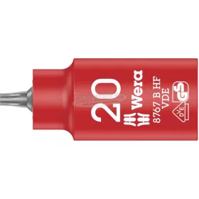   WERA 8767 B VDE HF TORX Zyklop rátűzőkulcs, szigetelt, tartó funkcióval, 3/8" meghajtó, TX több méretben