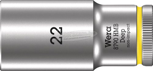 WERA 8790 HMB deep, Dugókulcs, 3/8", hosszú, 6szög, 22x64mm 05004544001
