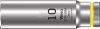 WERA 8790 HMA deep, 1/4"-es dugókulcs, hosszú, 6szög, 10x50mm 05004507001
