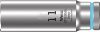 WERA 8790 HMA deep, 1/4"-es dugókulcs, hosszú, 6szög, 11x50mm 05004508001