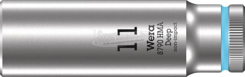 WERA 8790 HMA deep, 1/4"-es dugókulcs, hosszú, 6szög, 11x50mm 05004508001