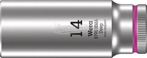 WERA 8790 HMA deep, 1/4"-es dugókulcs, hosszú, 6szög, 14x50mm 05004511001