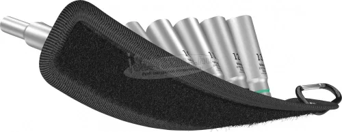 WERA Belt A Deep 1 Dugókulcs készlet, 1/4", hatszög, hosszú, 5-13 mm, 9 részes 05004525001