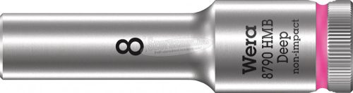 WERA 8790 HMB deep, Dugókulcs, 3/8", hosszú, 6szög, 8x64mm 05004530001