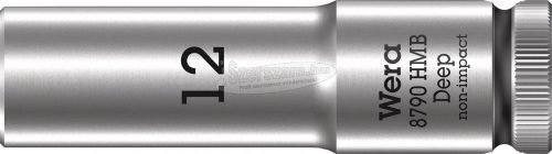 WERA 8790 HMB deep, Dugókulcs, 3/8", hosszú, 6szög, 12x64mm 05004534001