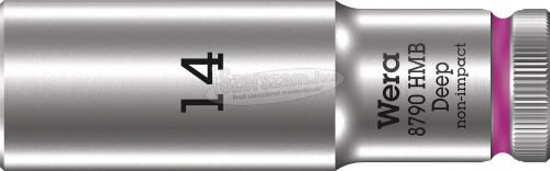 WERA 8790 HMB deep, Dugókulcs, 3/8", hosszú, 6szög, 14x64mm 05004536001