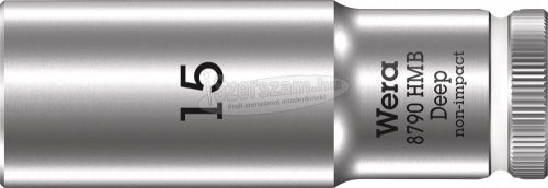 WERA 8790 HMB deep, Dugókulcs, 3/8", hosszú, 6szög, 15x64mm 05004537001