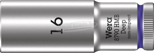 WERA 8790 HMB deep, Dugókulcs, 3/8", hosszú, 6szög, 16x64mm 05004538001
