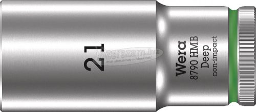 WERA 8790 HMB deep, Dugókulcs, 3/8", hosszú, 6szög, 21x64mm 05004543001