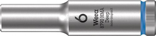 WERA 8790 HMA deep, 1/4"-es dugókulcs, hosszú, 6szög, 6x50mm 05004503001