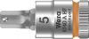WERA 8740 A HF Zyklop rátűzőkulcs tartó funkcióval, 1/4" meghajtó, 5x28mm 05003335001