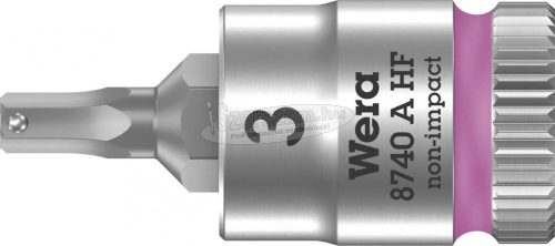 WERA 8740 A HF Zyklop rátűzőkulcs tartó funkcióval, 1/4"-es meghajtó, 3x28mm 05003332001