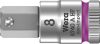 WERA 8740 A HF Zyklop rátűzőkulcs tartó funkcióval, 1/4" meghajtó, 8x28mm 05003339001