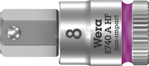 WERA 8740 A HF Zyklop rátűzőkulcs tartó funkcióval, 1/4" meghajtó, 8x28mm 05003339001
