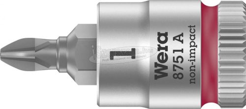 WERA 8751 A Phillips Zyklop rátűzőkulcs, 1/4" meghajtó, PH1x28mm 05003350001