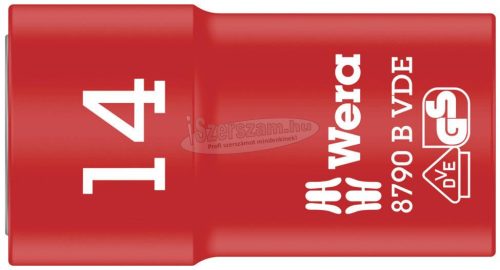 WERA 8790 B VDE Zyklop Szigetelt dugókulcs, 3/8" 6szög, 14x46mm 05004958001