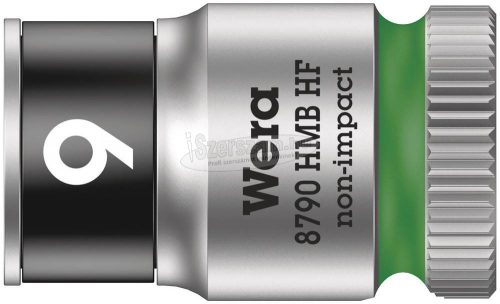 WERA 8790 HMB HF Zyklop Dugókulcs, 3/8", 6 szög, tartófunkcióval, 9x29mm 05003743001