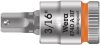 WERA 8740 A HF Zyklop rátűzőkulcs tartó funkcióval, 1/4" meghajtó, 3/16"x28mm 05003386001