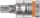 WERA 8740 A HF Zyklop rátűzőkulcs tartó funkcióval, 1/4" meghajtó, 3/16"x28mm 05003386001