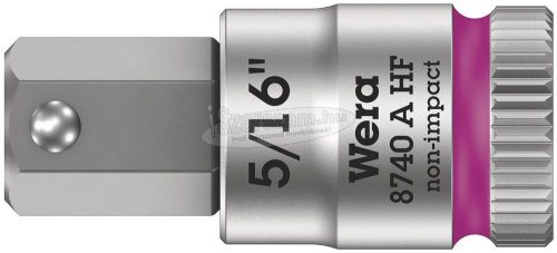 WERA 8740 A HF Zyklop rátűzőkulcs tartó funkcióval, 1/4" meghajtó, 5/16"x28mm 05003389001