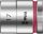 WERA 8790 HMB Zyklop 3/8"-os dugókulcs, 6szög, 17x30mm 05003562001