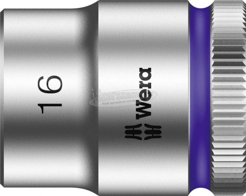 WERA 8790 HMB Zyklop 3/8"-os dugókulcs, 6szög, 16x30mm 05003561001