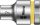 WERA 8790 HMB Zyklop 3/8"-os dugókulcs, 6szög, 7x29mm 05003552001