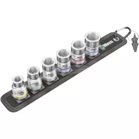   WERA Szíj C 1 Zyklop dugókulcs készlet tartó funkcióval, 1/2" meghajtás, 7 részes 05003995001