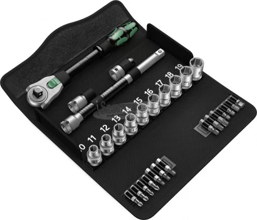 WERA 8100 SC 6 Zyklop Speed Dugókulcs készlet Metrikus 1/2" 28 részes 05004076001