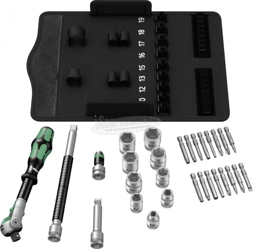 WERA 8100 SB 6 Zyklop Speed Dugókulcs készlet Metrikus 3/8" 29 részes 05004046001