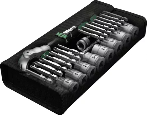 WERA 8100 SB 6 Zyklop Speed Dugókulcs készlet Metrikus 3/8" 29 részes 05004046001