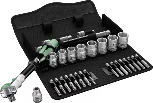 WERA 8100 SB 6 Zyklop Speed Dugókulcs készlet Metrikus 3/8" 29 részes 05004046001