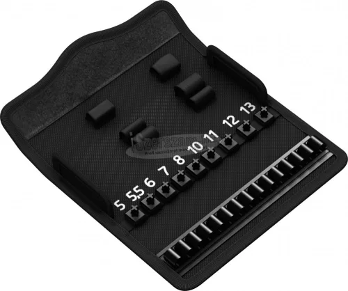 WERA 8100 SA 8 Zyklop Metal Dugókulcs készlet Metrikus 1/4" 28 részes 05004018001