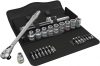 WERA 8100 SC 8 Zyklop Metal Dugókulcs készlet Metrikus 1/2" 28 részes 05004078001