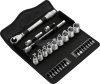 WERA 8100 SB 7 Zyklop Metal Dugókulcs készlet Metrikus 3/8" 29 részes 05004047001