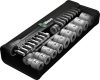 WERA 8100 SB 7 Zyklop Metal Dugókulcs készlet Metrikus 3/8" 29 részes 05004047001